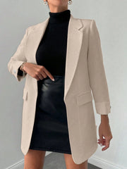 Women’s Solid Color Suit Jacket