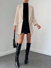 Women’s Solid Color Suit Jacket