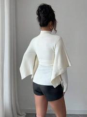 Women’s Flowy High Neck Sweater