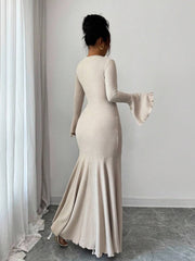 Women’s Stretchy Fitted Midi Dress