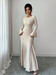 Women’s Stretchy Fitted Midi Dress