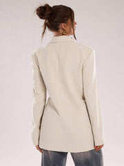 Women’s Elegant Solid Blazer Dress