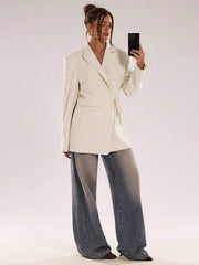 Women’s Elegant Solid Blazer Dress