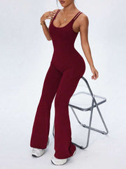 Women’s Solid Long Jumpsuit