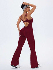 Women’s Solid Long Jumpsuit