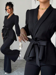 Women’s Elegant 2-Piece Office Lady Suit Set